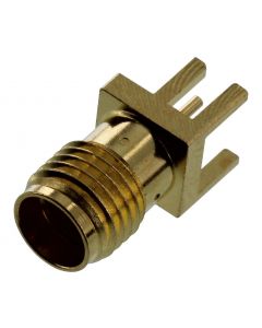 MULTICOMP PRO MP-19-70-1-TGGRF / Coaxial Connector, SMA Coaxial, Edge Launch Jack, Solder, 50 ohm, Beryllium Copper