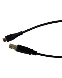 MULTICOMP PRO MC000948USB Cable, Type A Plug to Micro Type B Plug, 1 m, 3.28 ft, USB 2.0, Black