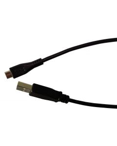 MULTICOMP PRO MC000949USB Cable, Type A Plug to Micro Type B Plug, 1.5 m, 4.92 ft, USB 2.0, Black