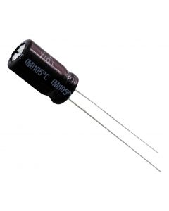 MULTICOMP PRO MCRH100V106M6.3X11Electrolytic Capacitor, 10 µF, 100 V, ± 20%, Radial Leaded, 2000 hours @ 105°C, Polar