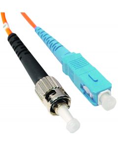 MULTICOMP PRO SPC22868Fiber Optic Cable, 2 m, 62.5µm / 125µm, Multimode, 1 Fiber, ST to SC