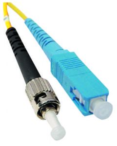 MULTICOMP PRO SPC22876Fiber Optic Cable, 10 m, 9µm / 125µm, Singlemode, 1 Fiber, ST to SC