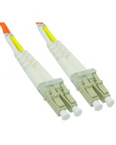 MULTICOMP PRO SPC22971Fiber Optic Cable, 2 m, 50µm / 125µm, Multimode, 2 Fibers, LC to LC