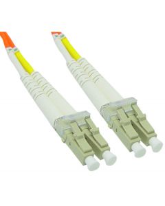 MULTICOMP PRO SPC22970Fiber Optic Cable, 1 m, 50µm / 125µm, Multimode, 2 Fibers, LC to LC