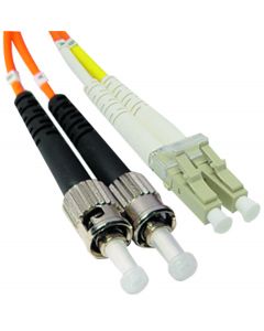 MULTICOMP PRO SPC23041Fiber Optic Cable, 25 m, 62.5µm / 125µm, Multimode, 2 Fibers, ST to LC