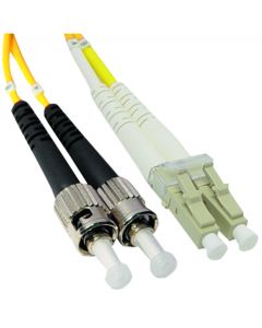 MULTICOMP PRO SPC23047Fiber Optic Cable, 10 m, 9µm / 125µm, Singlemode, 2 Fibers, ST to LC