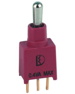 MULTICOMP PRO 2AS5T2A1M2REToggle Switch, On-Off-(On), SPDT, Non Illuminated, 2AS Series, 100 mA, Through Hole
