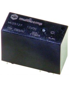 MULTICOMP PRO MC25126Power Relay, SPDT, 24 VDC, 10 A, MC25 Series, Through Hole