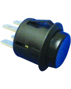 MULTICOMP PRO R13-527A2-02-BBPushbutton Switch, 20.2 mm, DPST, Off-(On), Round Raised, Black