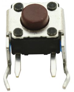 MULTICOMP PRO MC32835Tactile Switch, MCDTSA-6 Series, Side Actuated, Through Hole, Round Button, 160 gf, 50mA at 12VDC