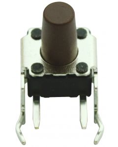 MULTICOMP PRO MC32836Tactile Switch, MCDTSA-6 Series, Side Actuated, Through Hole, Round Button, 160 gf, 50mA at 12VDC