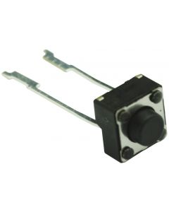 MULTICOMP PRO MC32879Tactile Switch, MCDTST-6 Series, Top Actuated, Through Hole, Round Button, 100 gf, 50mA at 12VDC