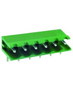 MULTICOMP PRO ME010-50808Terminal Block, Header, 5.08 mm, 8 Positions, 16 A, 300 V, Through Hole Right Angle