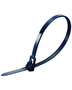MULTICOMP PRO SPC35324Cable Tie, Releasable, Nylon (Polyamide), Black, 300 mm, 4.5 mm, 80 mm, 50 lb