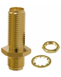 MULTICOMP PRO 8589-0853RF / Coaxial Adapter, SMA, Jack, SMA, Jack, Straight Bulkhead Adapter, 50 ohm