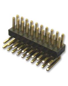 MULTICOMP PRO 2199R5-20G-301523Pin Header, Board-to-Board, 1.27 mm, 2 Rows, 20 Contacts, Through Hole, 2199R5 Series