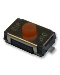 MULTICOMP PRO MCTAEF-25R-VTactile Switch, MCTAEF Series, Top Actuated, Surface Mount, Round Button, 300 gf, 50mA at 12VDC