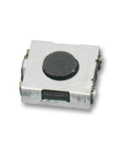 MULTICOMP PRO DTSL-61R-V-BTactile Switch, DTSL-6 Series, Top Actuated, Surface Mount, Round Button, 260 gf, 50mA at 12VDC