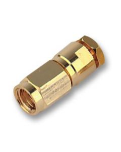 MULTICOMP PRO MP-26-04L-TGGRF / Coaxial Connector, SMC Coaxial, Straight Plug, Solder, 50 ohm, RG174, Beryllium Copper