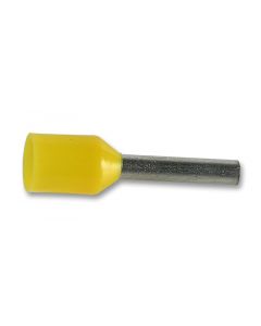 MULTICOMP PRO E1012-L-YELLOWWire Ferrule, Single Wire, 18 AWG, 1 mm², 12 mm, Yellow, E Series