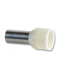 MULTICOMP PRO E16-12-IVORYWire Ferrule, Single Wire, 6 AWG, 16 mm², 12 mm, Ivory, E Series