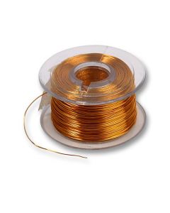 MULTICOMP PRO MPRRW-C-105Wire, Wiring Pencil, Solderable Enamelled Solid Copper,19mm OD, PU, Gold, 36 AWG, 0.029 mm²