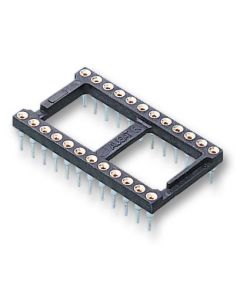 MULTICOMP PRO 2227MC-28-06-07-F1IC & Component Socket, 28 Contacts, DIP Socket, 2.54 mm, 2227MC, 15.24 mm, Beryllium Copper