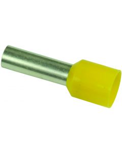 MULTICOMP PRO SPC4526Wire Ferrule, Single Wire, 10 AWG, 6 mm², 12 mm, Yellow