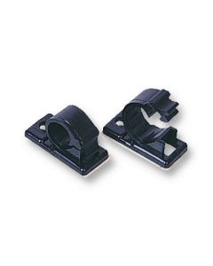 MULTICOMP PRO MP003244Fastener, Releasable, Adhesive Backed Cable Clamp, 17 mm, Nylon 6.6 (Polyamide 6.6), Black, 41.3 mm