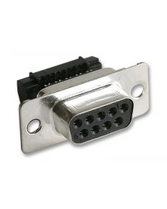MULTICOMP PRO MH10575D Sub Connector, Tin & Dimple, DB9, Standard, Receptacle, MH105, 9 Contacts, DE, IDC / IDT