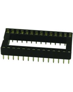 MULTICOMP PRO SPC15504IC & Component Socket, 28 Contacts, DIP Socket, 2.54 mm, ICD Series, 15.24 mm, Phosphor Bronze