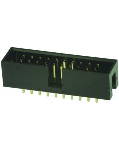 MULTICOMP PRO SPC20508Pin Header, Wire-to-Board, 2.54 mm, 2 Rows, 20 Contacts, Through Hole Straight