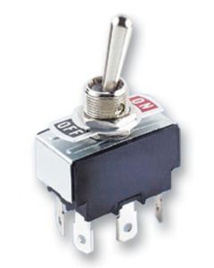 MULTICOMP PRO MCR13-28G-01Toggle Switch, (On)-Off-(On), SPDT, Non Illuminated, 15 A, Panel Mount