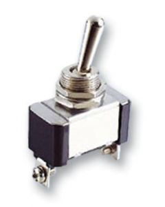 MULTICOMP PRO MCR13-7-01Toggle Switch, On-Off-On, SPDT, Non Illuminated, Multicomp Pro Toggle Switch, Panel Mount, 10 A