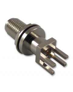 MULTICOMP PRO MC000244RF / Coaxial Connector, SMA Coaxial, Straight Jack, 50 ohm, Beryllium Copper