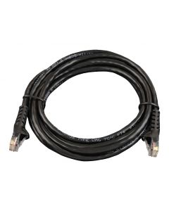 MULTICOMP PRO SPC21964Ethernet Cable, Cat5e, Cat5e, RJ45 Plug to RJ45 Plug, UTP (Unshielded Twisted Pair), Black, 2.1 m