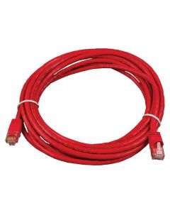 MULTICOMP PRO SPC21979Ethernet Cable, Cat5e, Cat5e, RJ45 Plug to RJ45 Plug, UTP (Unshielded Twisted Pair), Red, 4.6 m