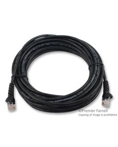 MULTICOMP PRO SPC21982Ethernet Cable, Cat5e, Cat5e, RJ45 Plug to RJ45 Plug, UTP (Unshielded Twisted Pair), Black, 7.6 m