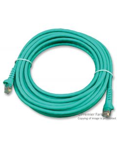 MULTICOMP PRO SPC21984Ethernet Cable, Cat5e, Cat5e, RJ45 Plug to RJ45 Plug, UTP (Unshielded Twisted Pair), Green, 7.6 m