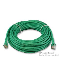 MULTICOMP PRO SPC21990Ethernet Cable, Cat5e, Cat5e, RJ45 Plug to RJ45 Plug, UTP (Unshielded Twisted Pair), Green, 15 m