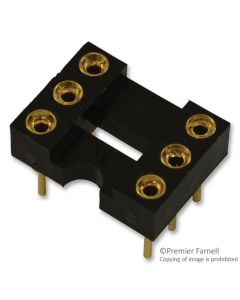 MULTICOMP PRO SPC15559IC & Component Socket, 6 Contacts, DIP Socket, 2.54 mm, MP Series, 7.62 mm, Beryllium Copper