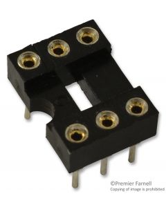 MULTICOMP PRO SPC15560IC & Component Socket, 6 Contacts, DIP Socket, 2.54 mm, MP Series, 7.62 mm, Beryllium Copper