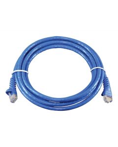 MULTICOMP PRO SPC23224Ethernet Cable, Booted, Cat6, RJ45 Plug to RJ45 Plug, UTP (Unshielded Twisted Pair), Blue, 3 m