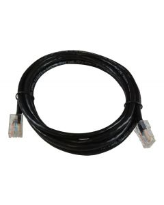 MULTICOMP PRO SPC21922Ethernet Cable, Cat5e, Cat5e, RJ45 Plug to RJ45 Plug, UTP (Unshielded Twisted Pair), Black, 2.1 m