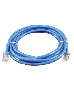 MULTICOMP PRO SPC23184Ethernet Cable, Non-Booted, Cat6, RJ45 Plug to RJ45 Plug, UTP (Unshielded Twisted Pair), Blue, 3 m