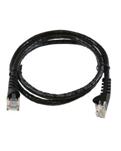 MULTICOMP PRO SPC23208Ethernet Cable, Booted, Cat6, RJ45 Plug to RJ45 Plug, UTP (Unshielded Twisted Pair), Black, 900 mm