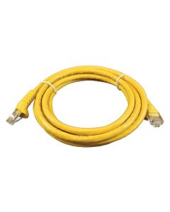 MULTICOMP PRO SPC23222Ethernet Cable, Booted, Cat6, RJ45 Plug to RJ45 Plug, UTP (Unshielded Twisted Pair), Yellow, 2.1 m