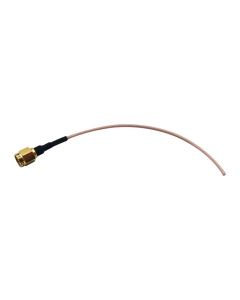 MULTICOMP PRO MC002117RF / Coaxial Cable Assembly, SMA Plug to Free End, RG178, 50 ohm, 5.5 ', 140 mm, Brown