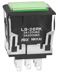 NKK SWITCHES LB26RKW01-5F-JF