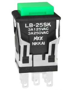 NKK SWITCHES LB25SKW01-F
